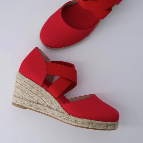 Chica Espadrille Wedge Sandals