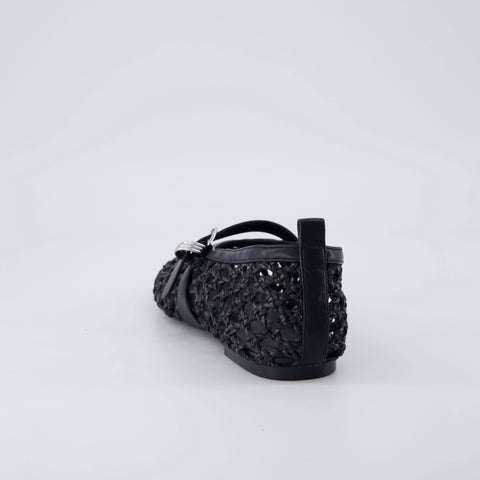 Wendy Woven Mary Jane Flats