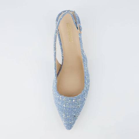 Buzz Tweed Kitten Heel