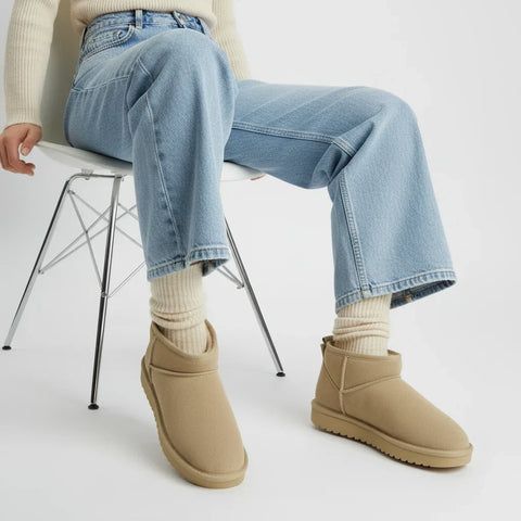 Hip-3 Genuine Suede Boots