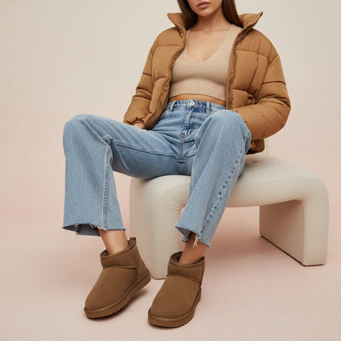 Hip-3 Genuine Suede Boots