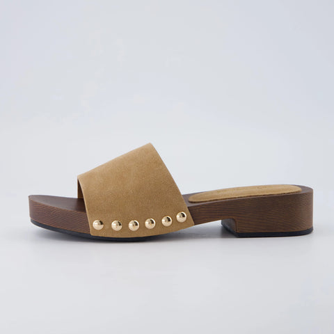 Timmi Genuine Suede Slides