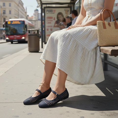 Windsor Woven Mary Jane