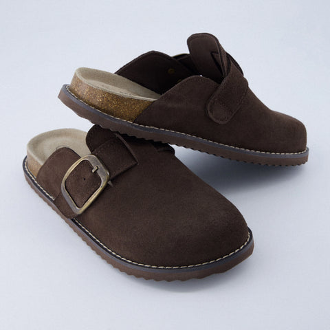 Blain Suede Slip-On Clogs