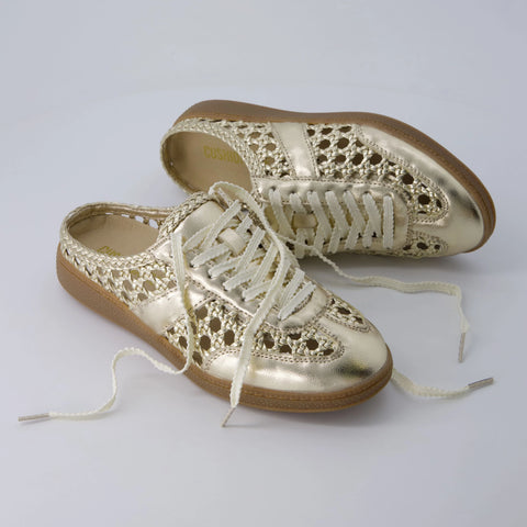 Buffy Woven Sneaker Mules