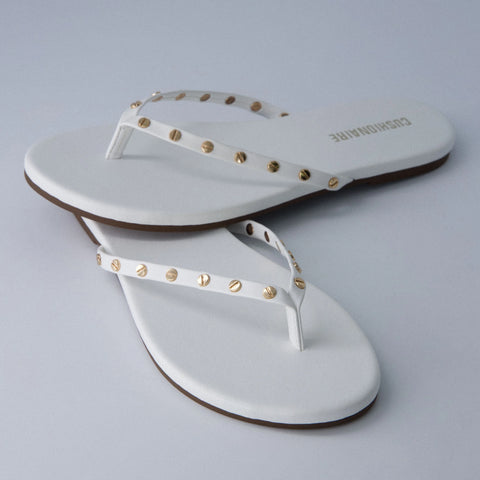 Confetti Studded Flip-Flops