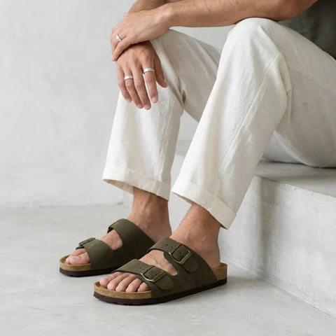 Lane Men's Cork Footbed Sandal