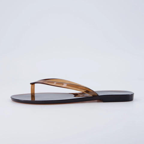 Aqua Jelly Flip Flops