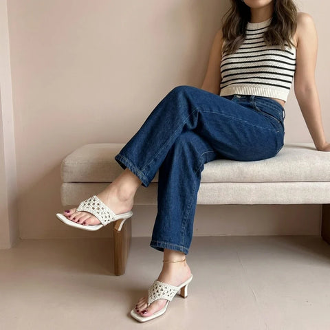 Sprite Flared Kitten Heels