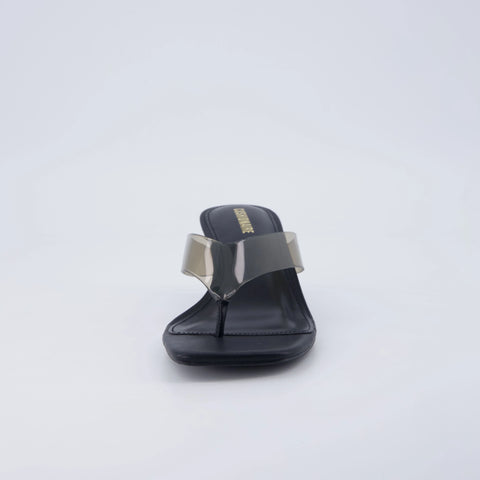 Mezzo Clear Strap Kitten Heels