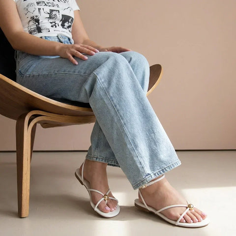 Tory Strappy Flat Sandals