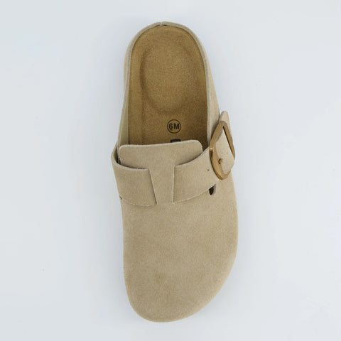 Rusty Leather Clogs