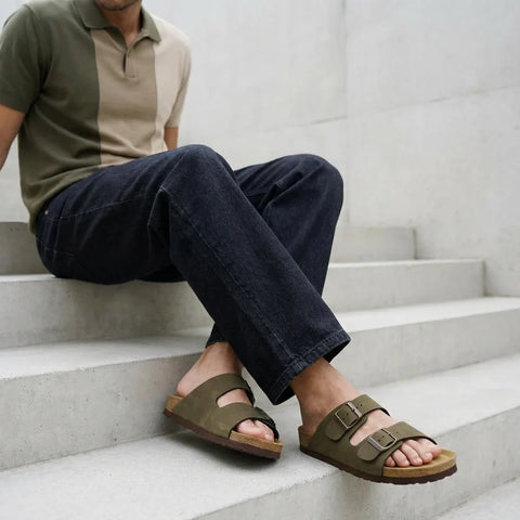 Lane Men's Cork Footbed Sandal