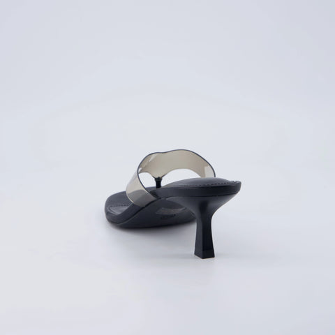 Mezzo Clear Strap Kitten Heels