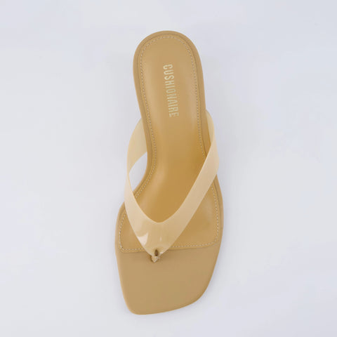 Mezzo Clear Strap Kitten Heels