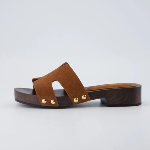 Thai-L Genuine Leather Platform Sandals