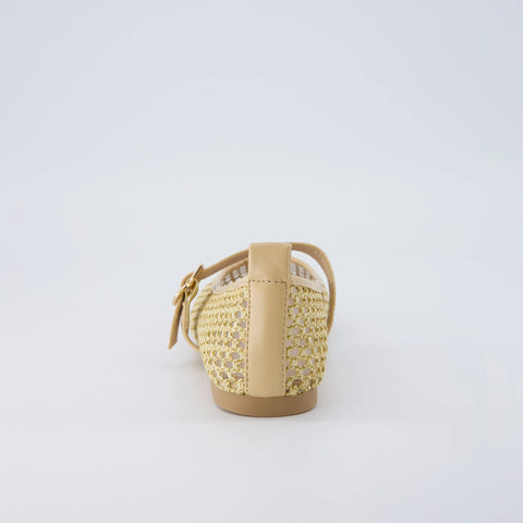 Gracie Mesh Mary Jane Flats