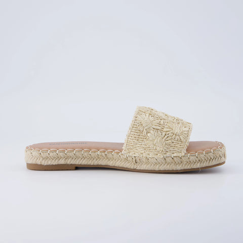 Bolero Woven Slide Sandals