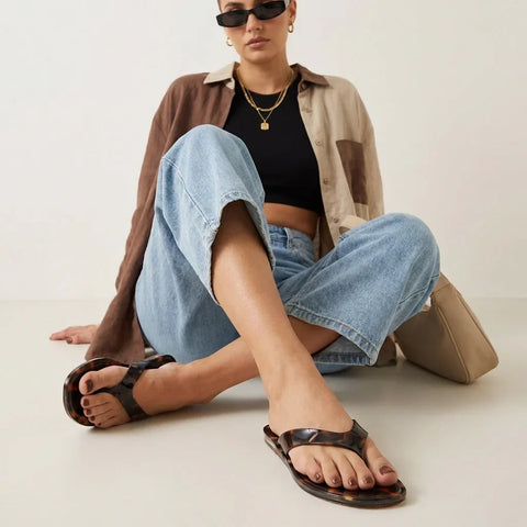 Tropic Thong Jelly Flip Flops