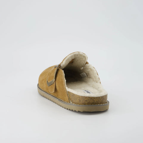 Blain Fur Genuine Suede Clogs
