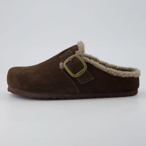 Haven Cozy Leather Clogs