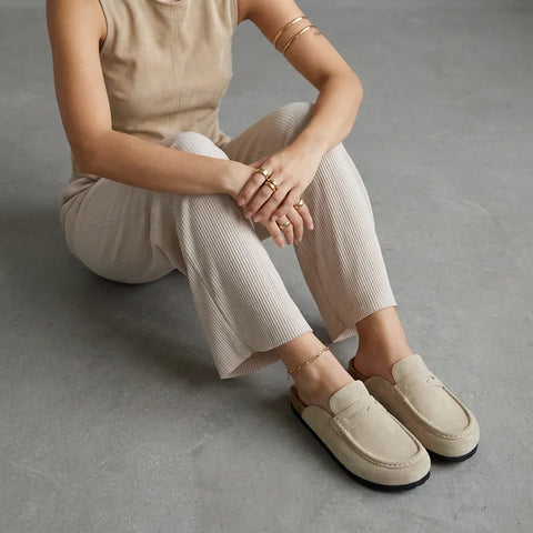 Fondu Leather Clogs