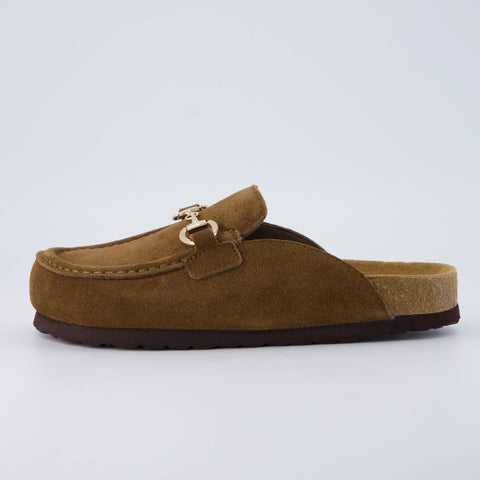 Cliff Suede Clog Mules