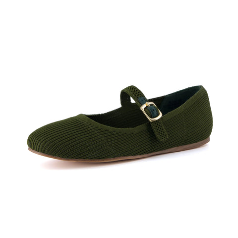 Petal Mary Jane Knit Flat