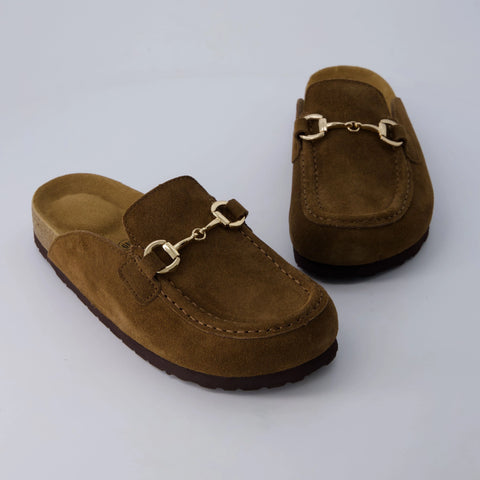Cliff Suede Clog Mules