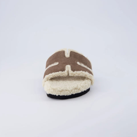 Cuddle Shearling Footbed Sandal