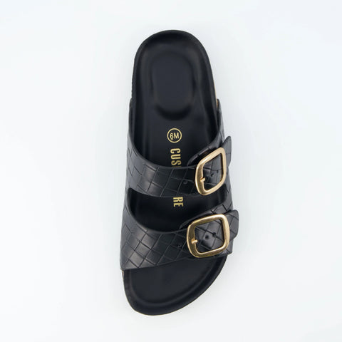 Lang Woven Cork Footbed Sandal