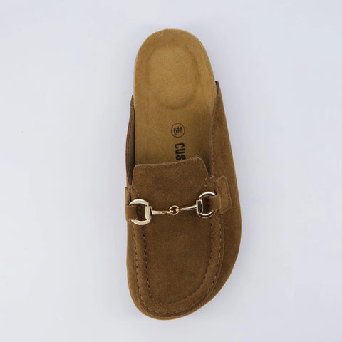 Cliff Suede Clog Mules
