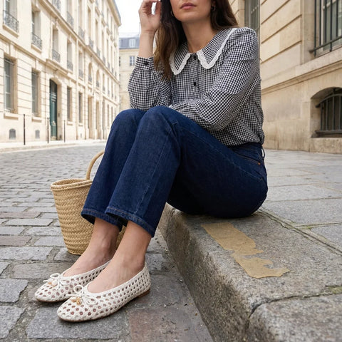 Witty Woven Ballet Flats