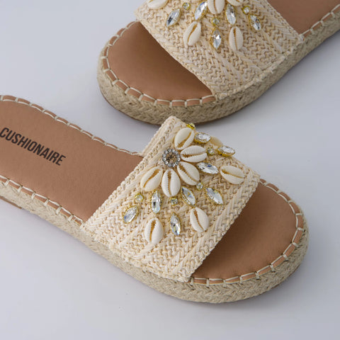 Playa Espadrille Slide Sandals