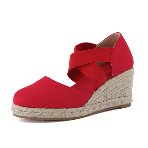 Chica Espadrille Wedge Sandals