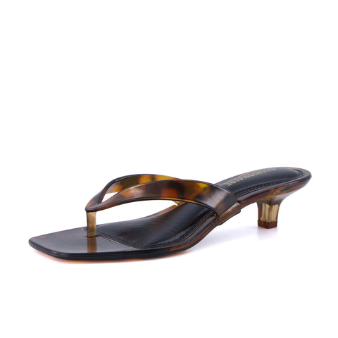 Riot Jelly Thong Kitten Heels
