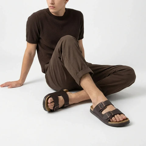 Mars Double Buckle Sandals