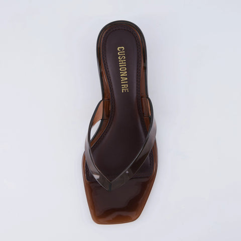 Riot Jelly Thong Kitten Heels