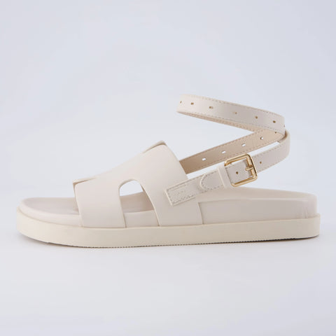 Erika Cut-Out Ankle Wrap Sandals