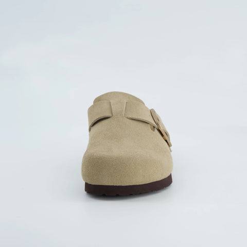 Rusty Leather Clogs