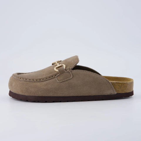 Cliff Suede Clog Mules