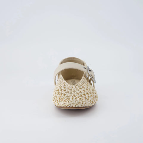 Gabby Woven Mary Jane Flats