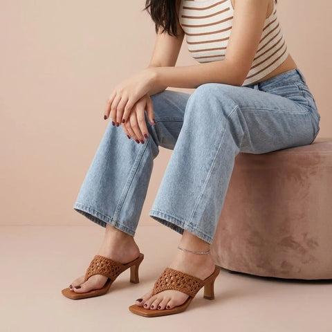 Sprite Flared Kitten Heels