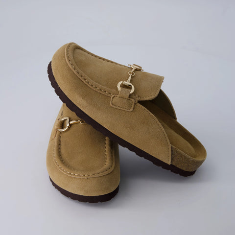 Cliff Suede Clog Mules