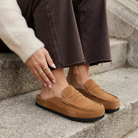 Fondu Leather Clogs