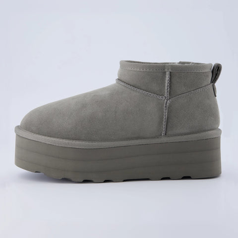Hippy Cozy Platform Ankle Boot