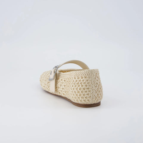 Gabby Woven Mary Jane Flats