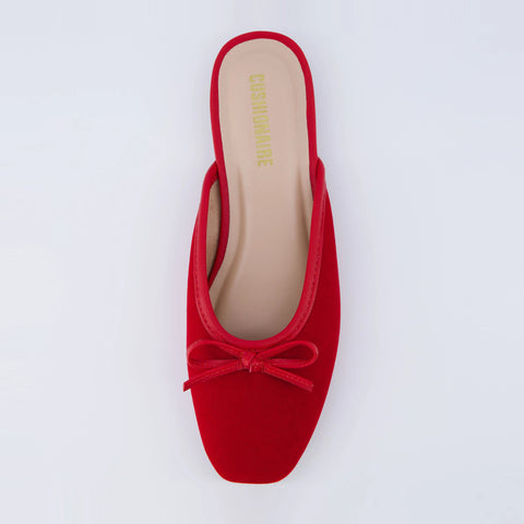 Jade Velvet Ballet Mule