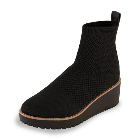 Iggy Knit Wedge Bootie