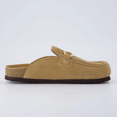 Cliff Suede Clog Mules